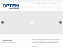 Tablet Screenshot of optem.com.br